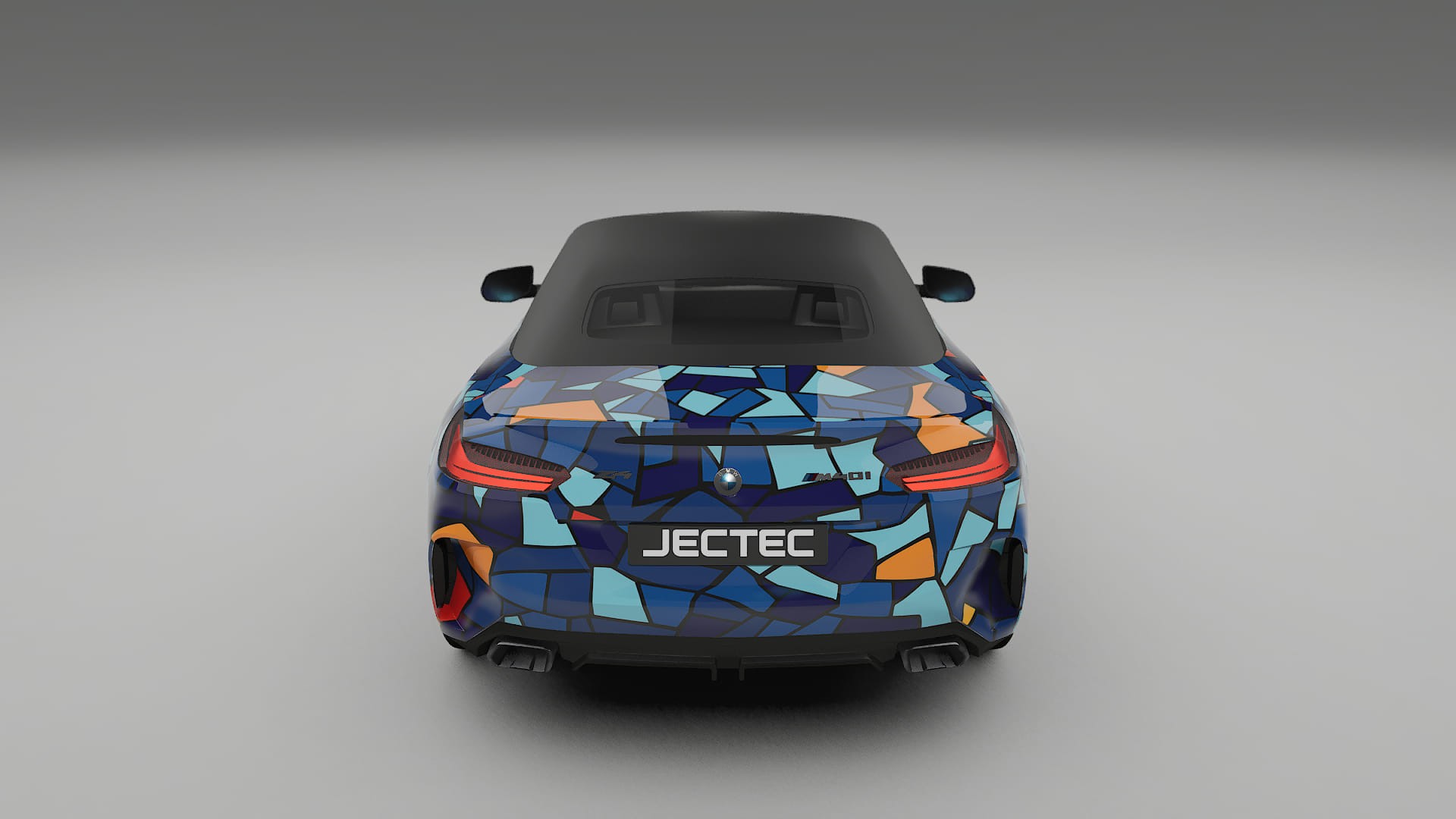 BMW Z4 G29 M40i First edition roadster BARCELONA – Designad Wrap PPF-sats i utskrivbar polyuretanfilm