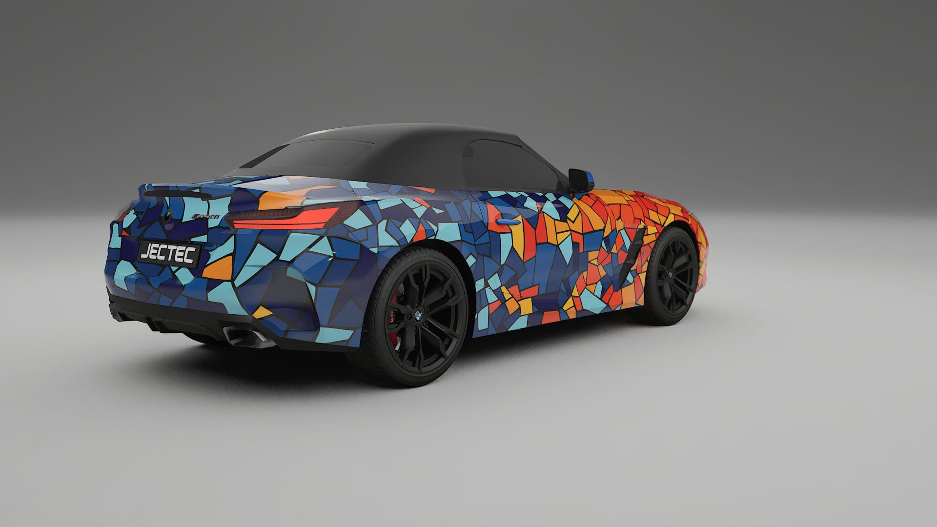 BMW Z4 G29 M40i First edition roadster BARCELONA – Designad Wrap PPF-sats i utskrivbar polyuretanfilm