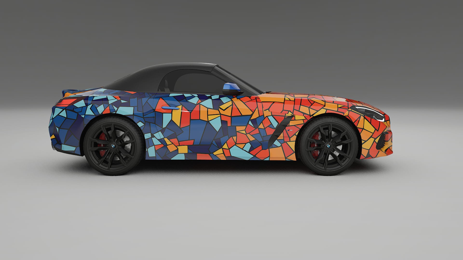 BMW Z4 G29 M40i First edition roadster BARCELONA – Designad Wrap PPF-sats i utskrivbar polyuretanfilm