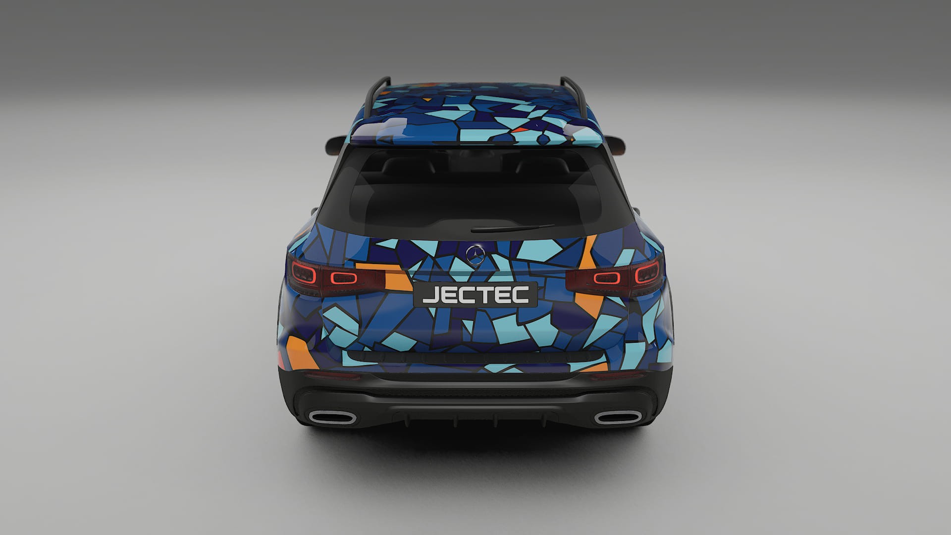 Mercedes AMG GLB BARCELONA – Designad Wrap PPF-sats i utskrivbar polyuretanfilm