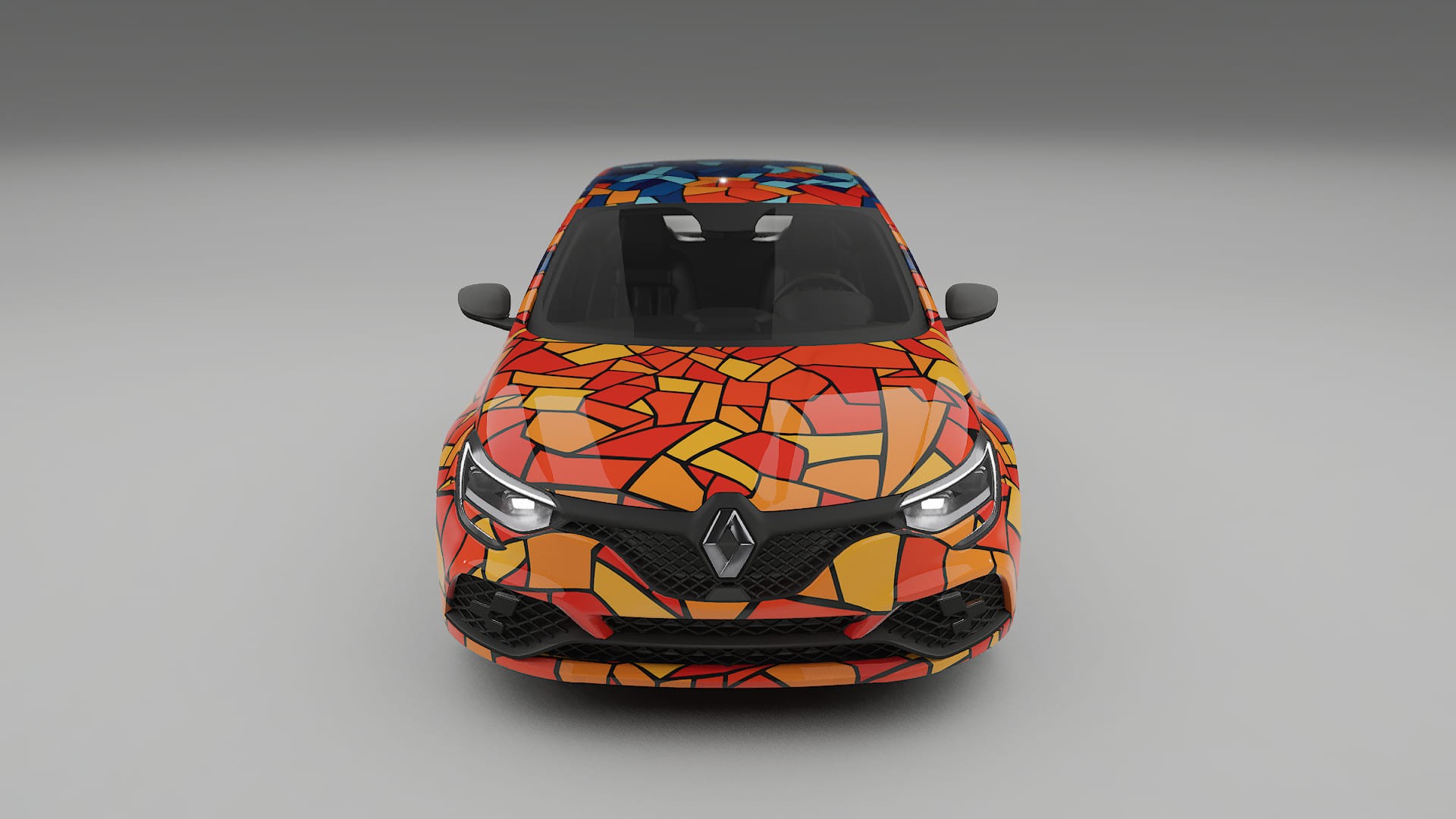Renault Megane RS IV BARCELONA – Designad Wrap PPF-sats i utskrivbar polyuretanfilm