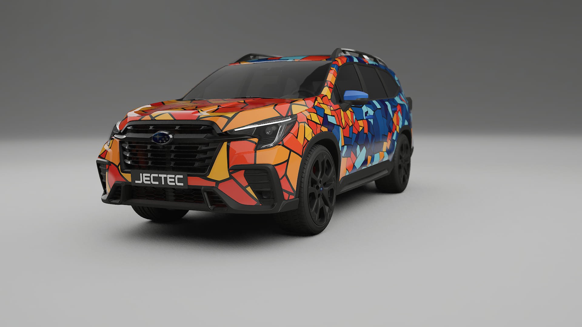 Subaru Ascent BT facelift LCI BARCELONA – Designad Wrap PPF-sats i utskrivbar polyuretanfilm