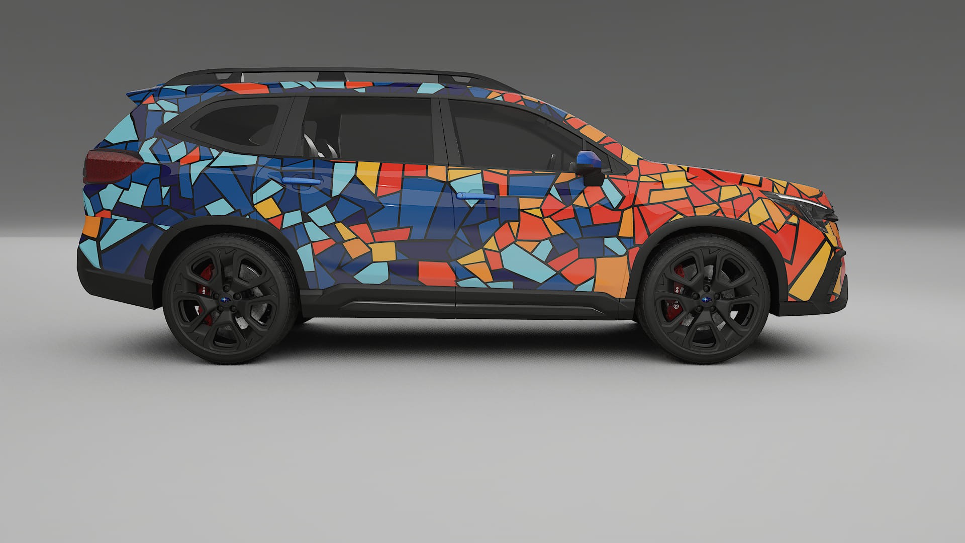 Subaru Ascent BT facelift LCI BARCELONA – Designad Wrap PPF-sats i utskrivbar polyuretanfilm