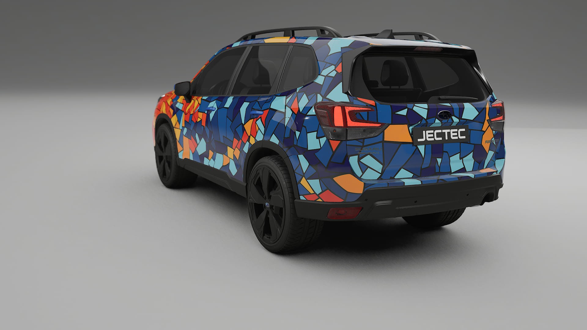 Subaru Forester V SK facelift LCI BARCELONA – Designad Wrap PPF-sats i utskrivbar polyuretanfilm