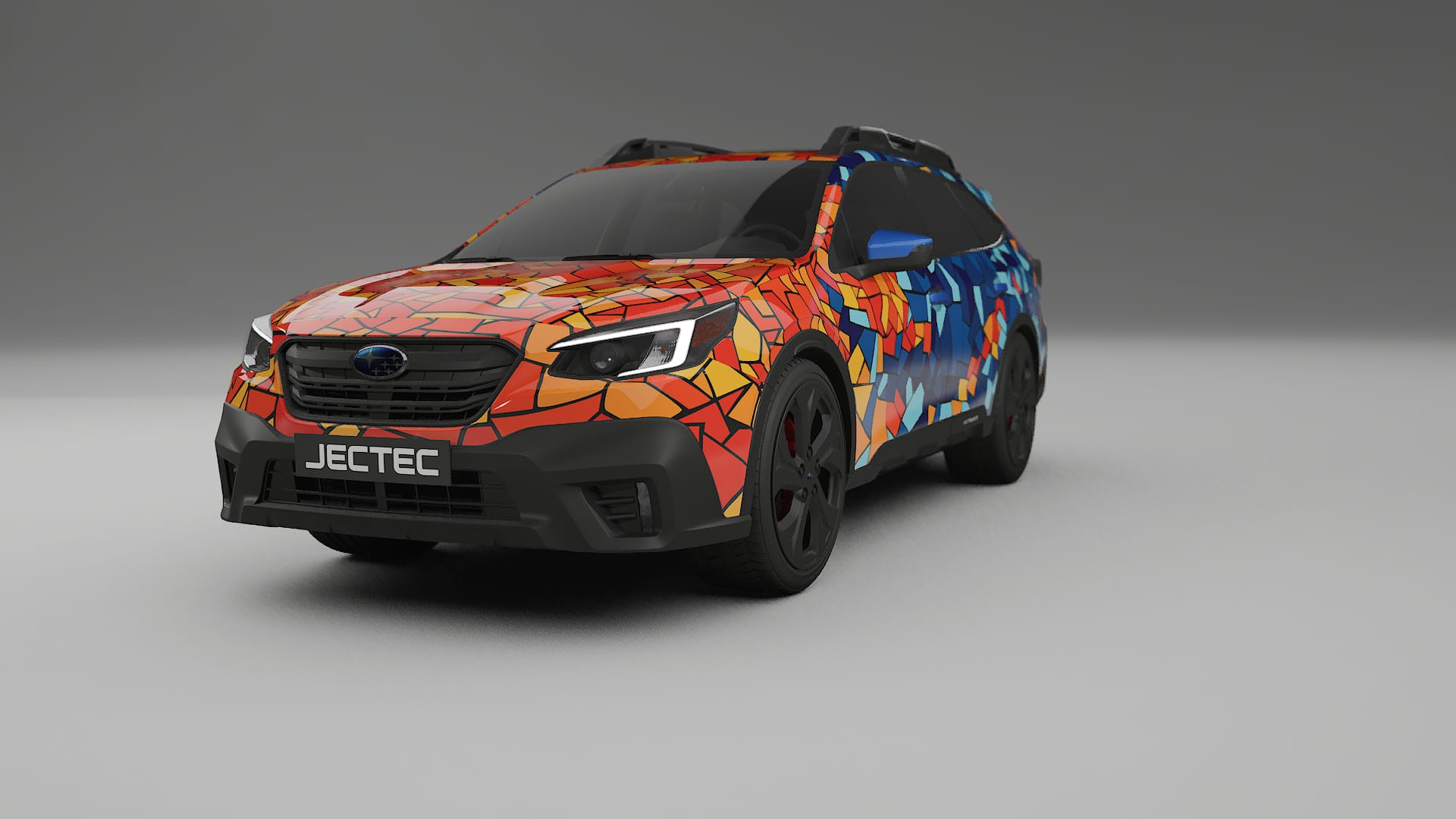 Subaru Outback VI BS facelift LCI BARCELONA – Designad Wrap PPF-sats i utskrivbar polyuretanfilm