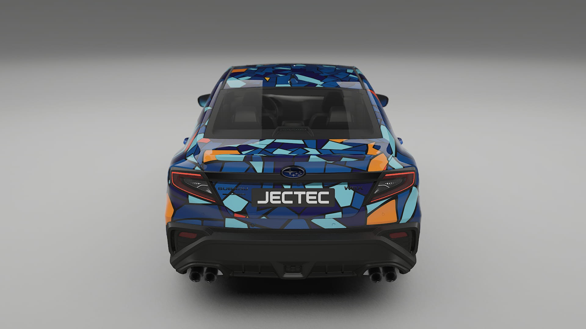 Subaru WRX VB BARCELONA – Designad Wrap PPF-sats i utskrivbar polyuretanfilm