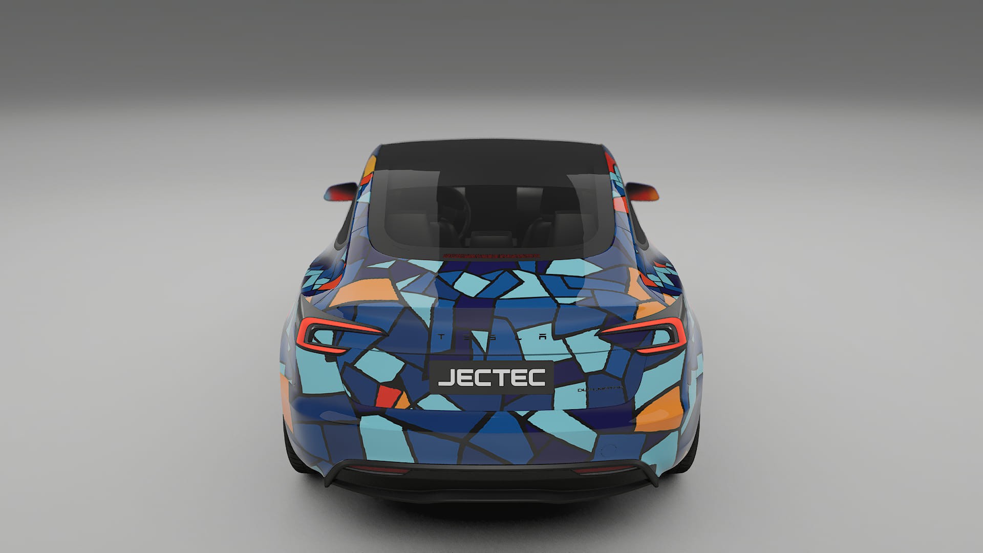 Tesla Model 3 Highland BARCELONA – Designad Wrap PPF-sats i utskrivbar polyuretanfilm