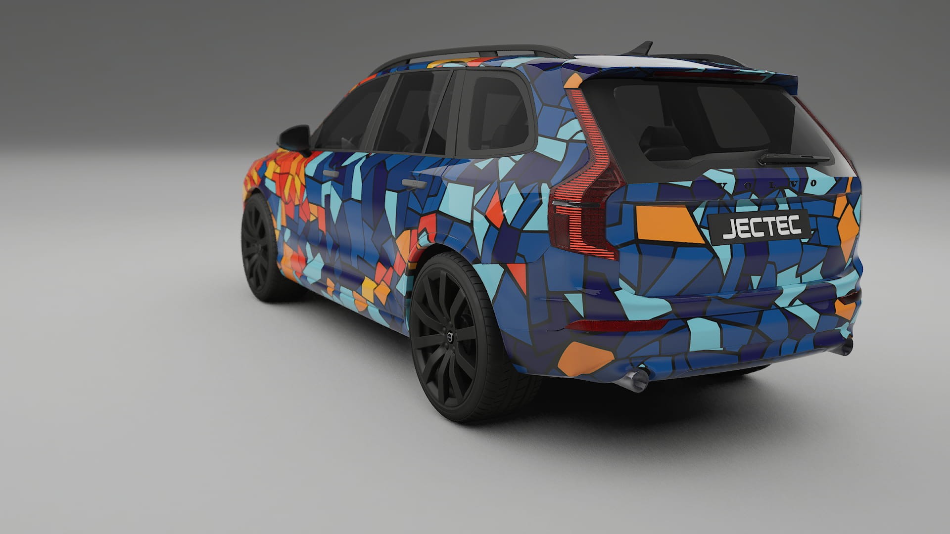 Volvo XC90 SPA BARCELONA – Designad Wrap PPF-sats i utskrivbar polyuretanfilm