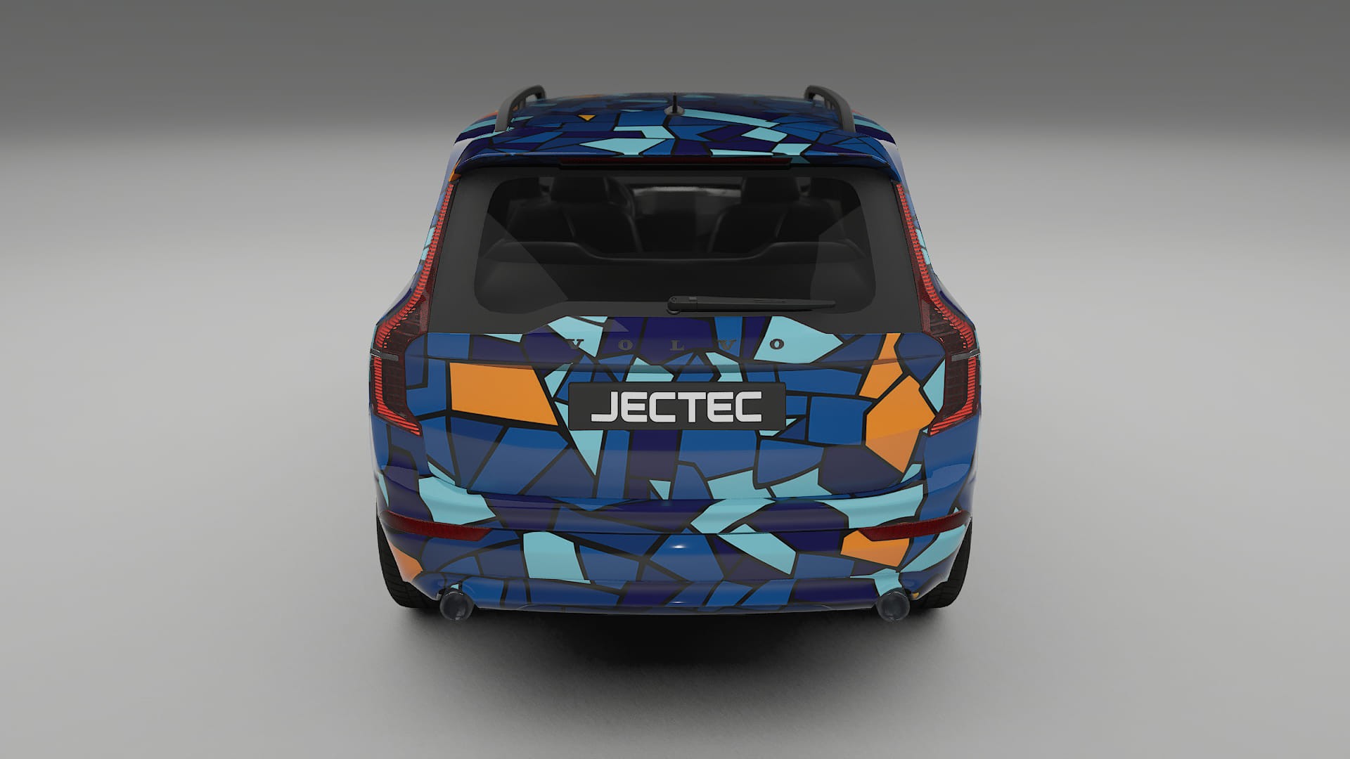 Volvo XC90 SPA BARCELONA – Designad Wrap PPF-sats i utskrivbar polyuretanfilm