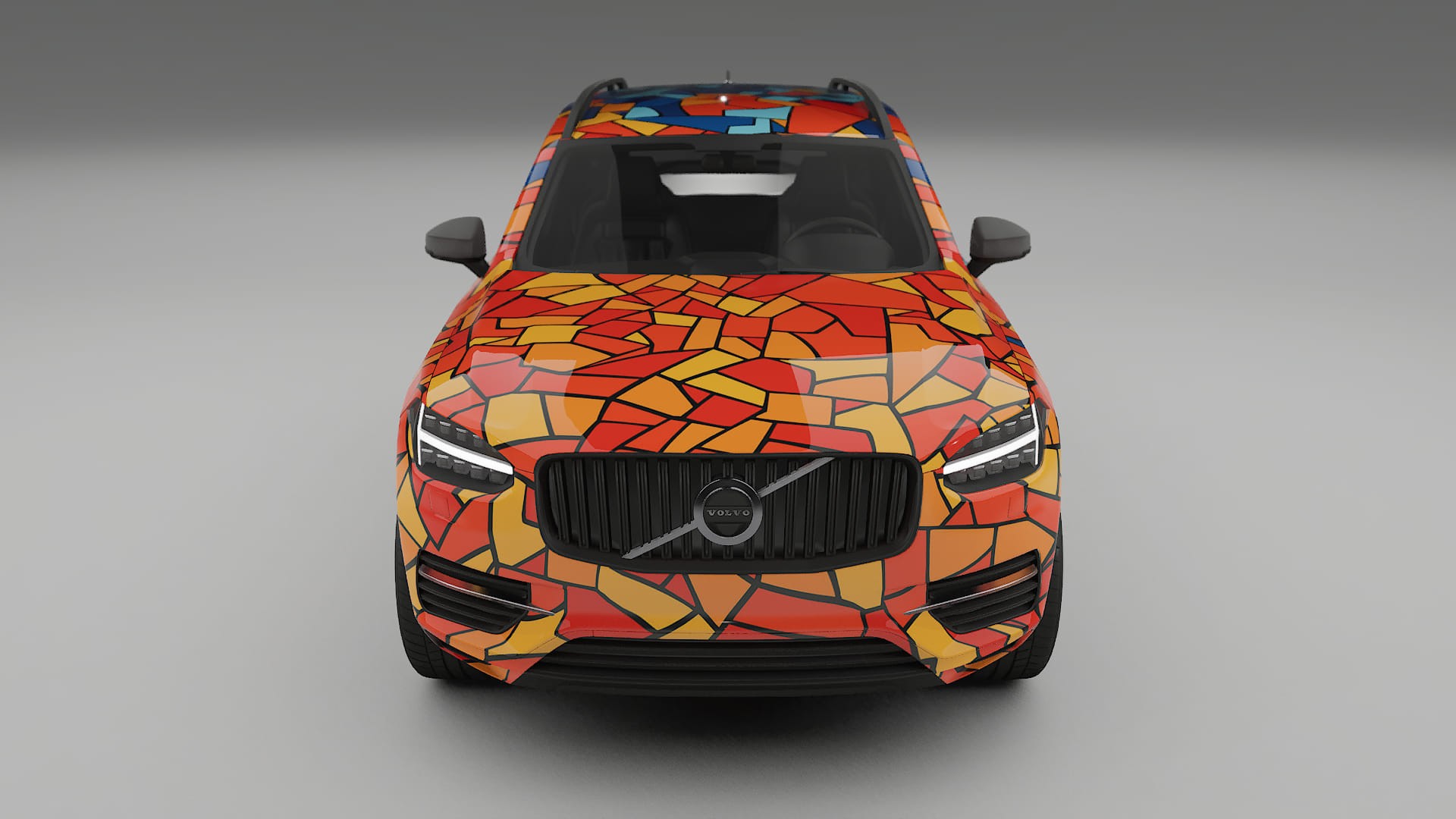 Volvo XC90 SPA BARCELONA – Designad Wrap PPF-sats i utskrivbar polyuretanfilm