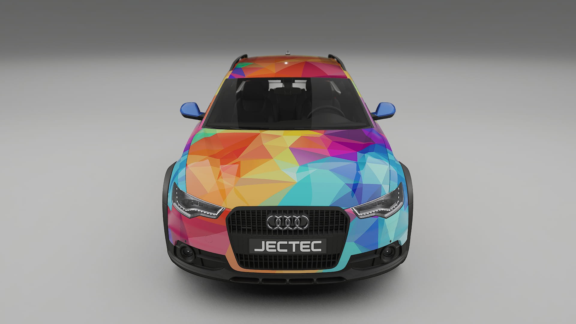 Audi A6 Allroad C7 prefacelift pre-LCI VECTOR VIBE – Designad Wrap PPF-sats i utskrivbar polyuretanfilm