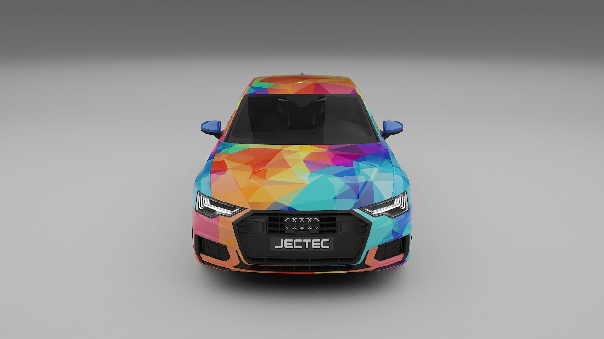 Audi A6 S-Line C8 VECTOR VIBE – Designad Wrap PPF-sats i utskrivbar polyuretanfilm
