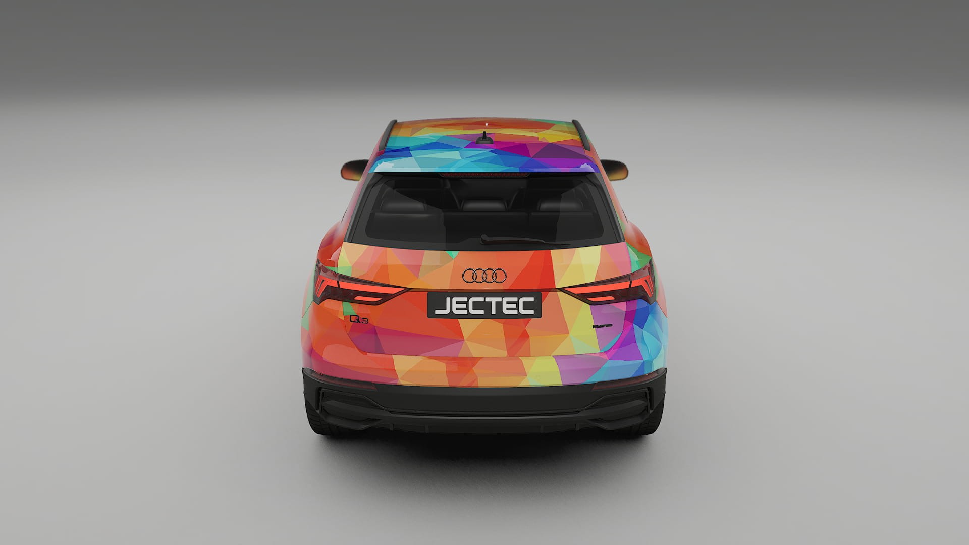 Audi Q3 S-Line F3 VECTOR VIBE – Designad Wrap PPF-sats i utskrivbar polyuretanfilm
