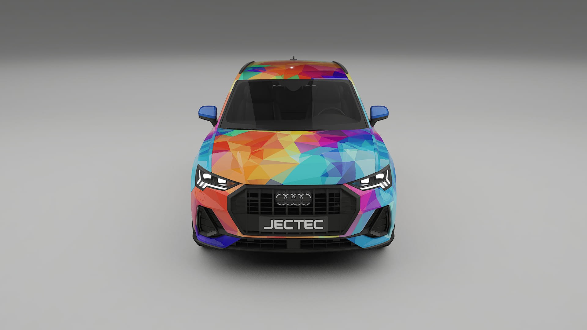 Audi Q3 S-Line F3 VECTOR VIBE – Designad Wrap PPF-sats i utskrivbar polyuretanfilm