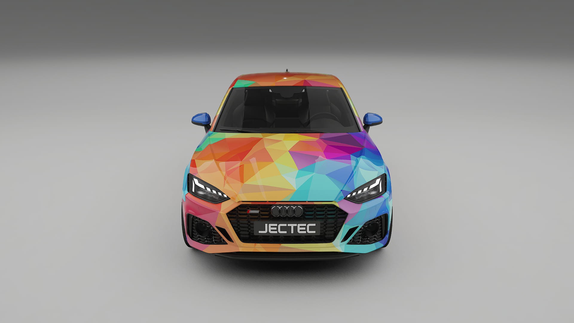 Audi RS5 Coupe B9 facelift pre-LCI VECTOR VIBE – Designad Wrap PPF-sats i utskrivbar polyuretanfilm