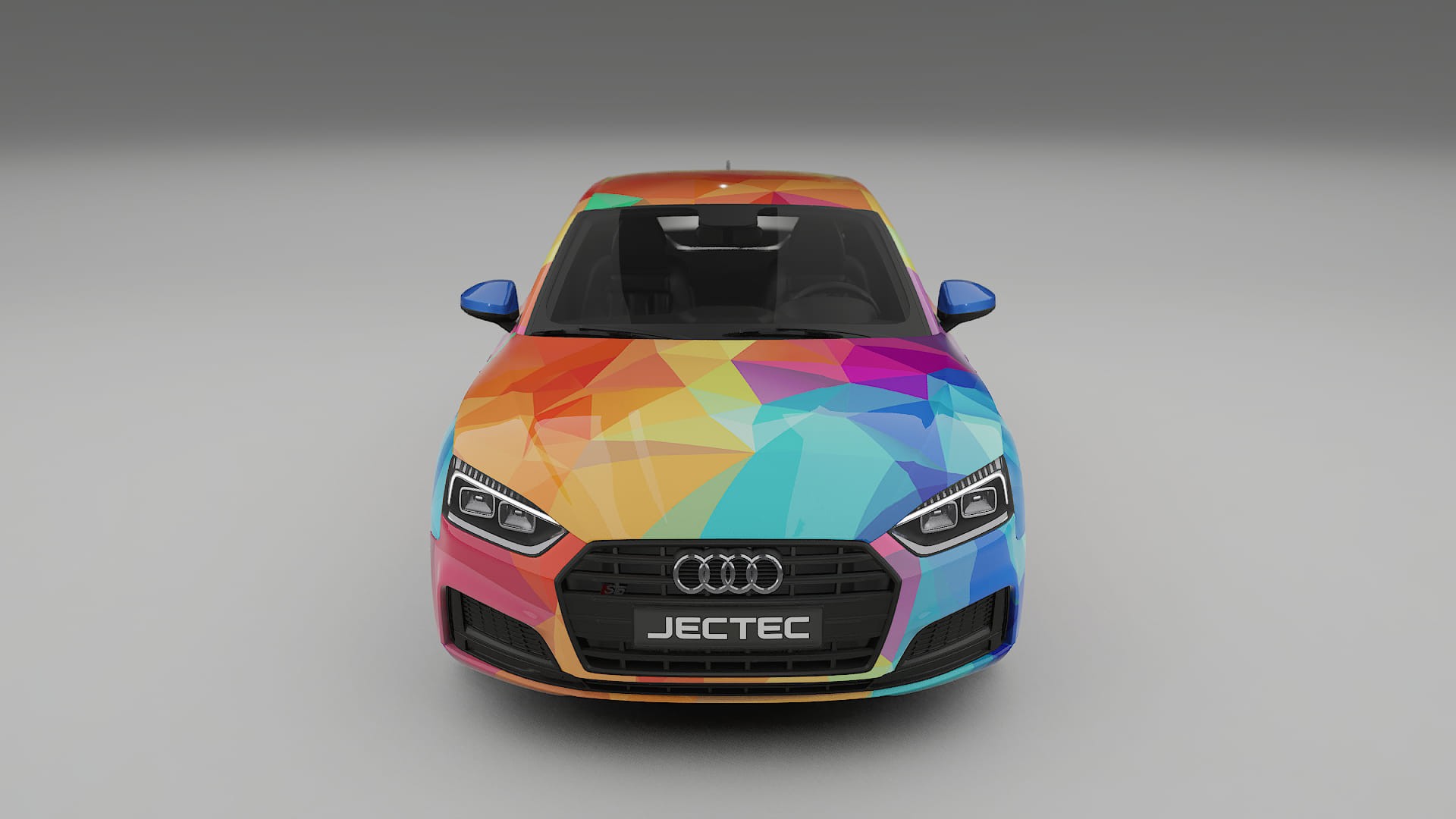 Audi S5 B9 prefacelift pre-LCI VECTOR VIBE – Designad Wrap PPF-sats i utskrivbar polyuretanfilm