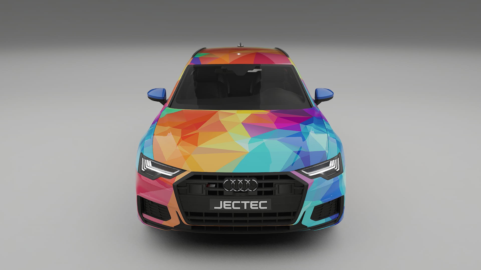 Audi S6 Avant prefacelift pre-LCI C8 VECTOR VIBE – Designad Wrap PPF-sats i utskrivbar polyuretanfilm