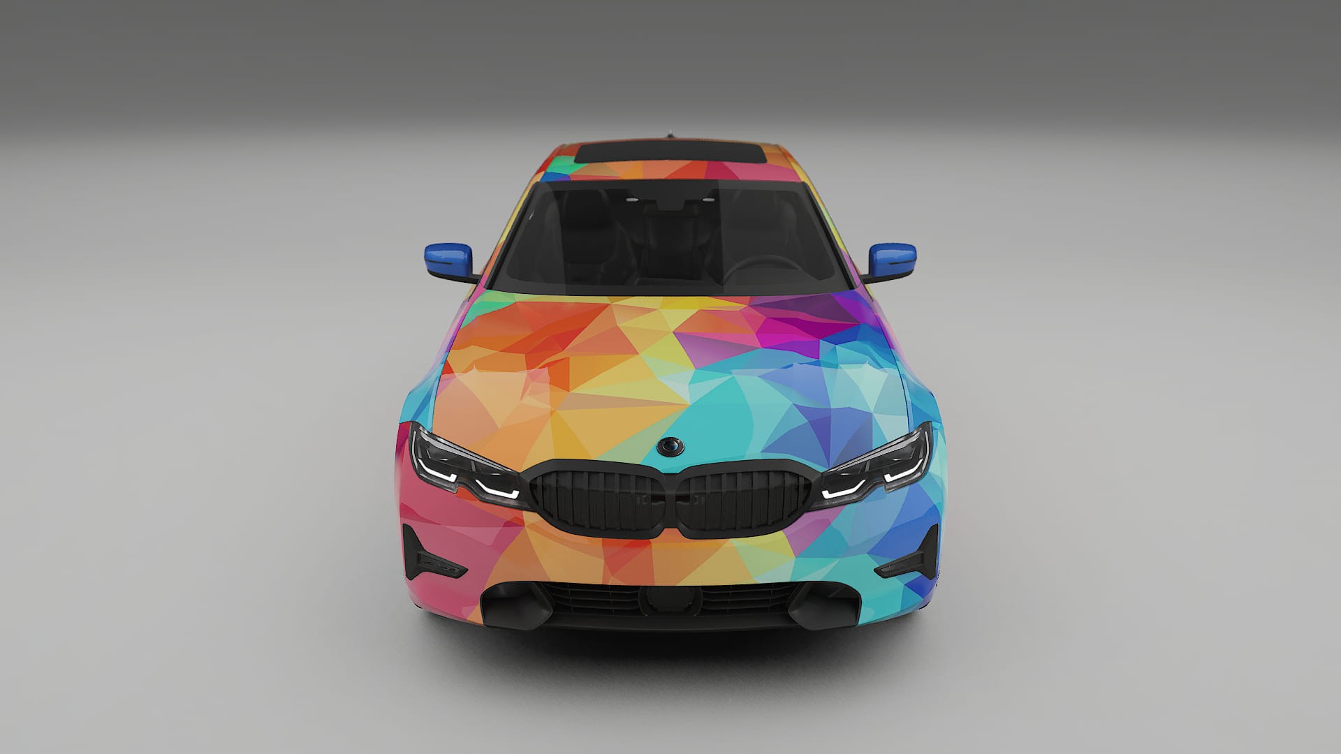 BMW 3 G20 prefacelift pre-LCI VECTOR VIBE – Designad Wrap PPF-sats i utskrivbar polyuretanfilm