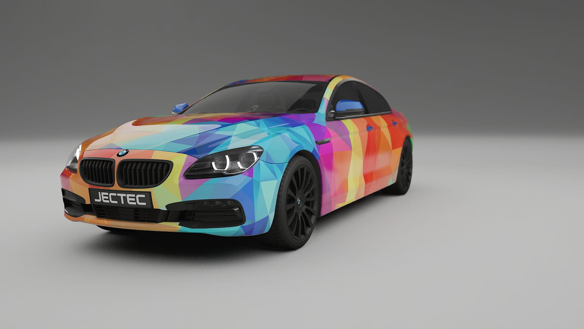 BMW 6 F06 VECTOR VIBE – Designad Wrap PPF-sats i utskrivbar polyuretanfilm