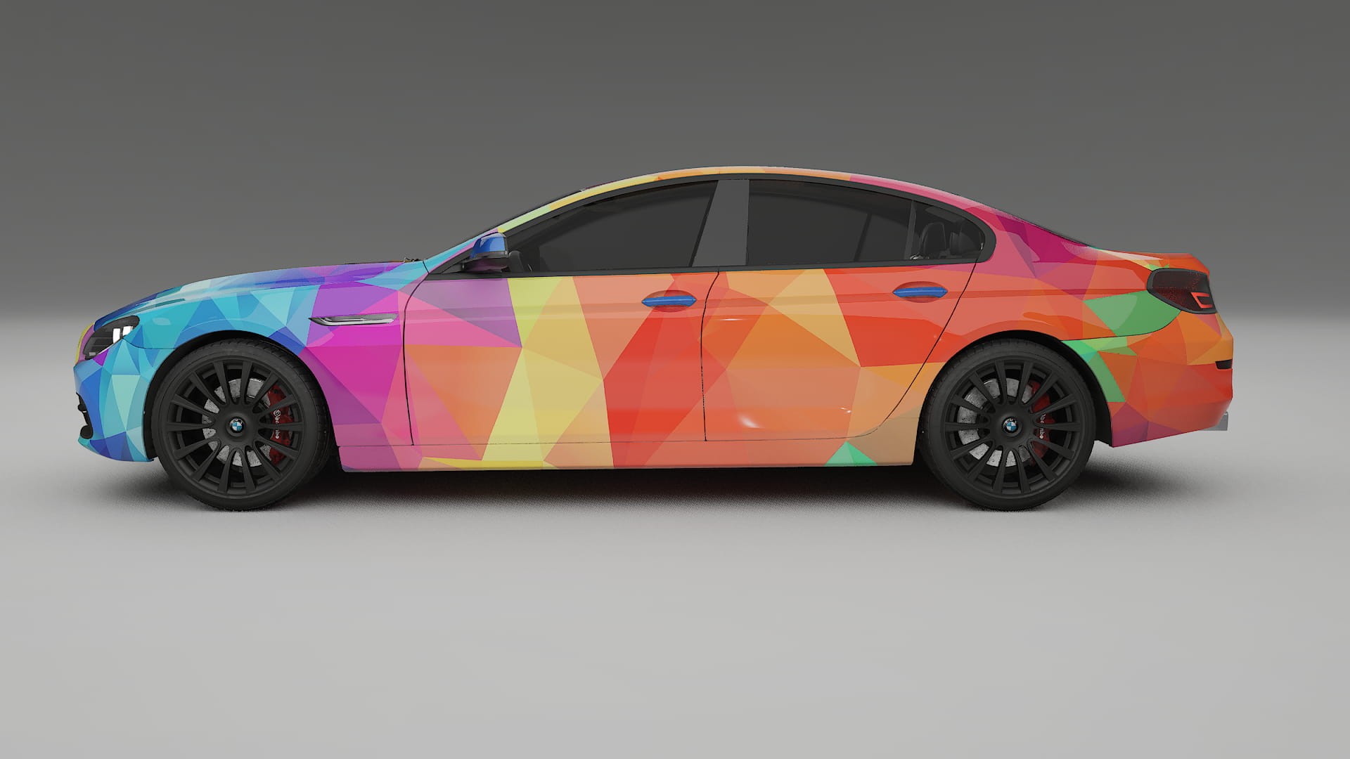 BMW 6 F06 VECTOR VIBE – Designad Wrap PPF-sats i utskrivbar polyuretanfilm