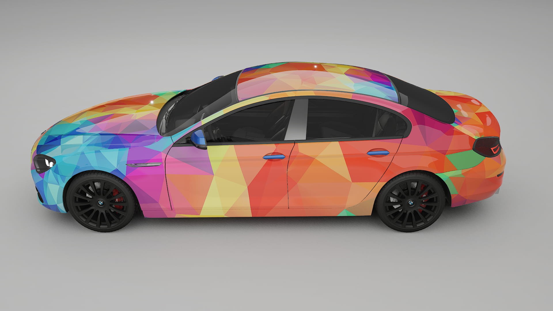 BMW 6 F06 VECTOR VIBE – Designad Wrap PPF-sats i utskrivbar polyuretanfilm