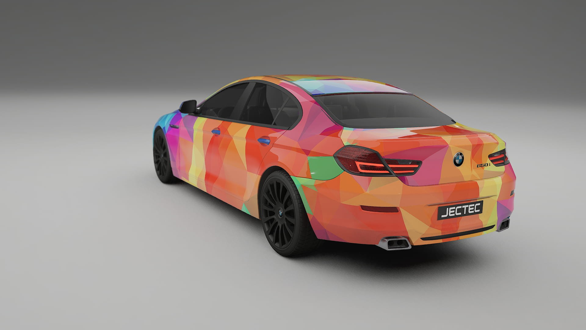 BMW 6 F06 VECTOR VIBE – Designad Wrap PPF-sats i utskrivbar polyuretanfilm
