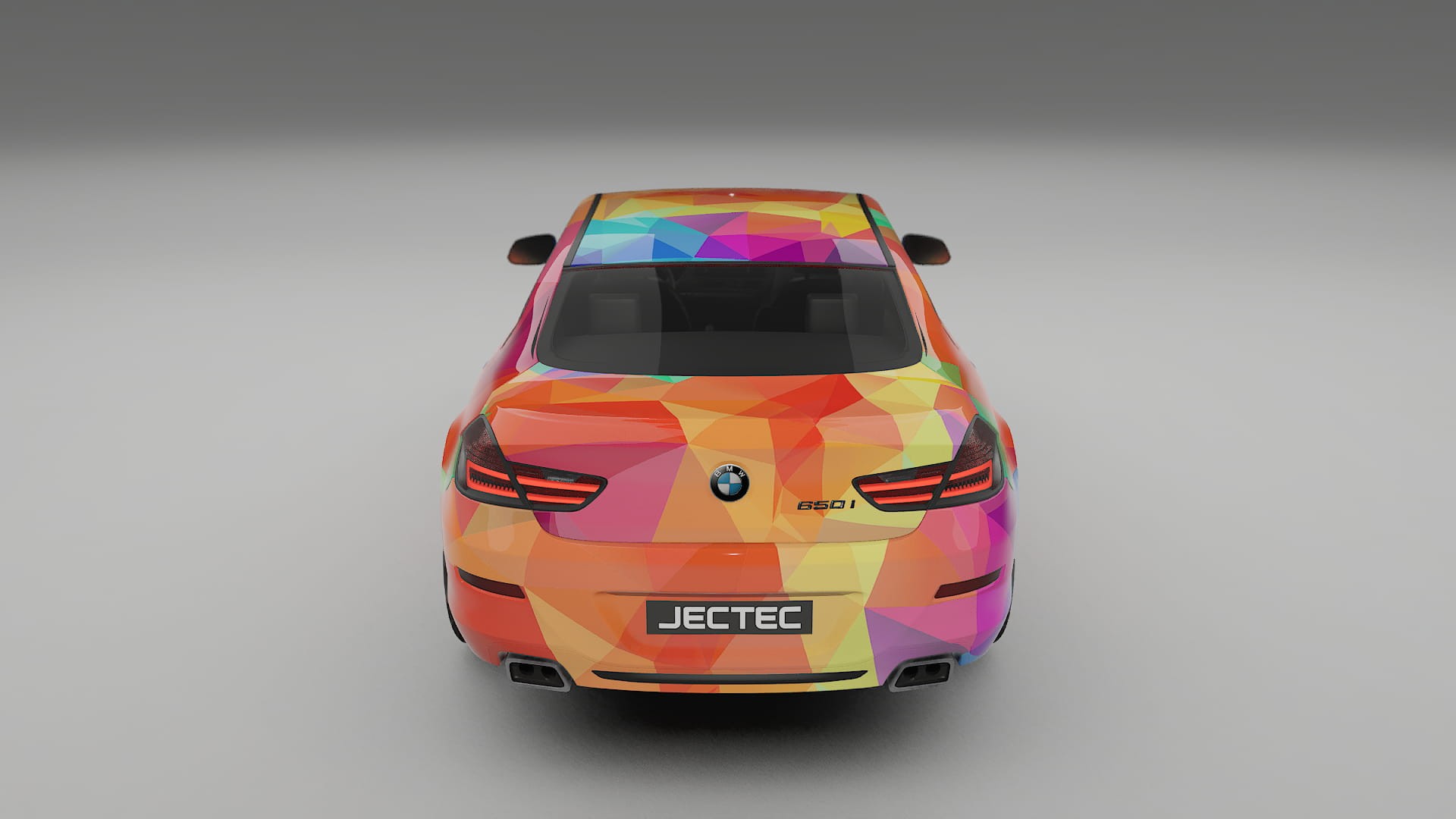 BMW 6 F06 VECTOR VIBE – Designad Wrap PPF-sats i utskrivbar polyuretanfilm