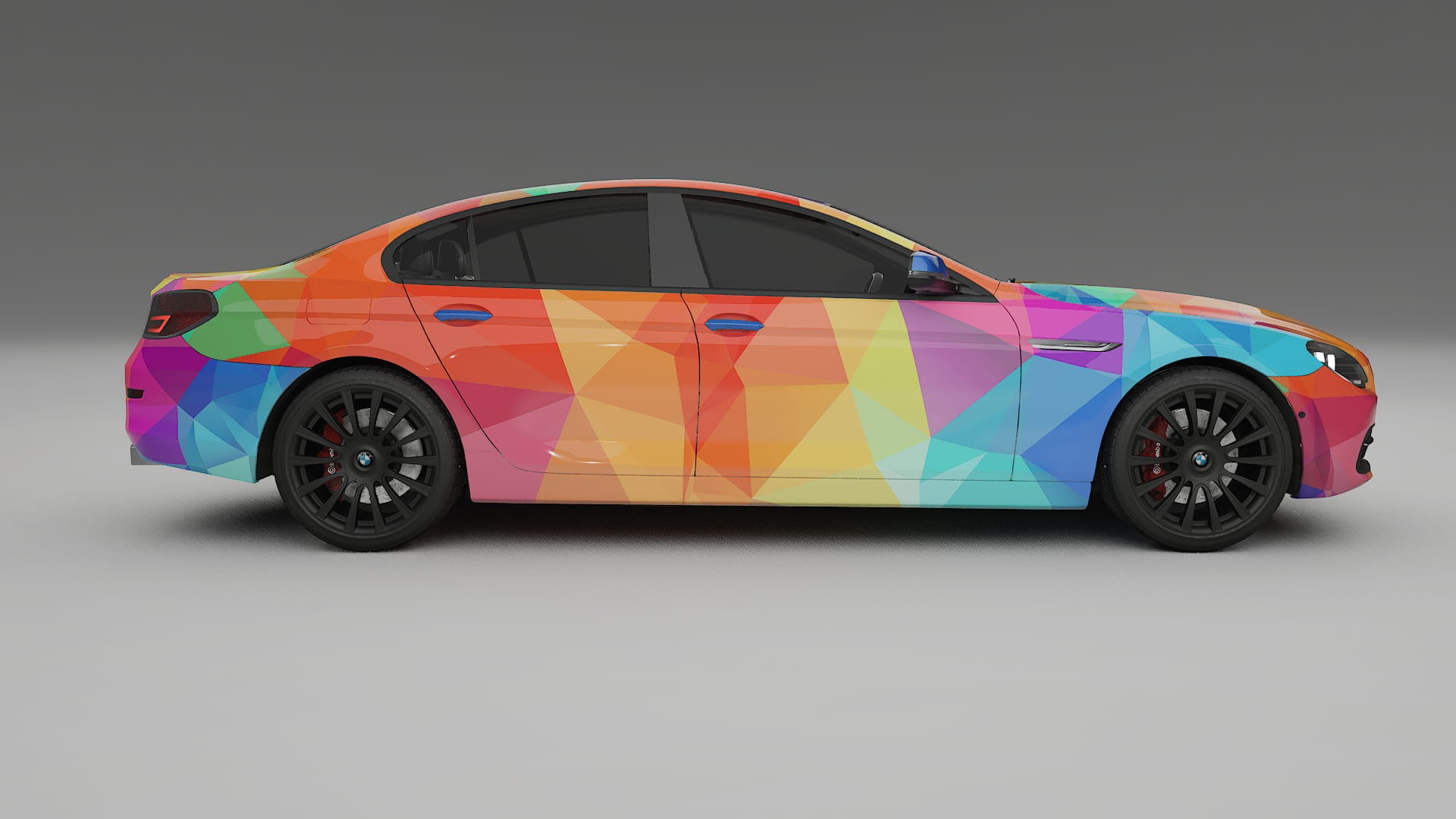 BMW 6 F06 VECTOR VIBE – Designad Wrap PPF-sats i utskrivbar polyuretanfilm