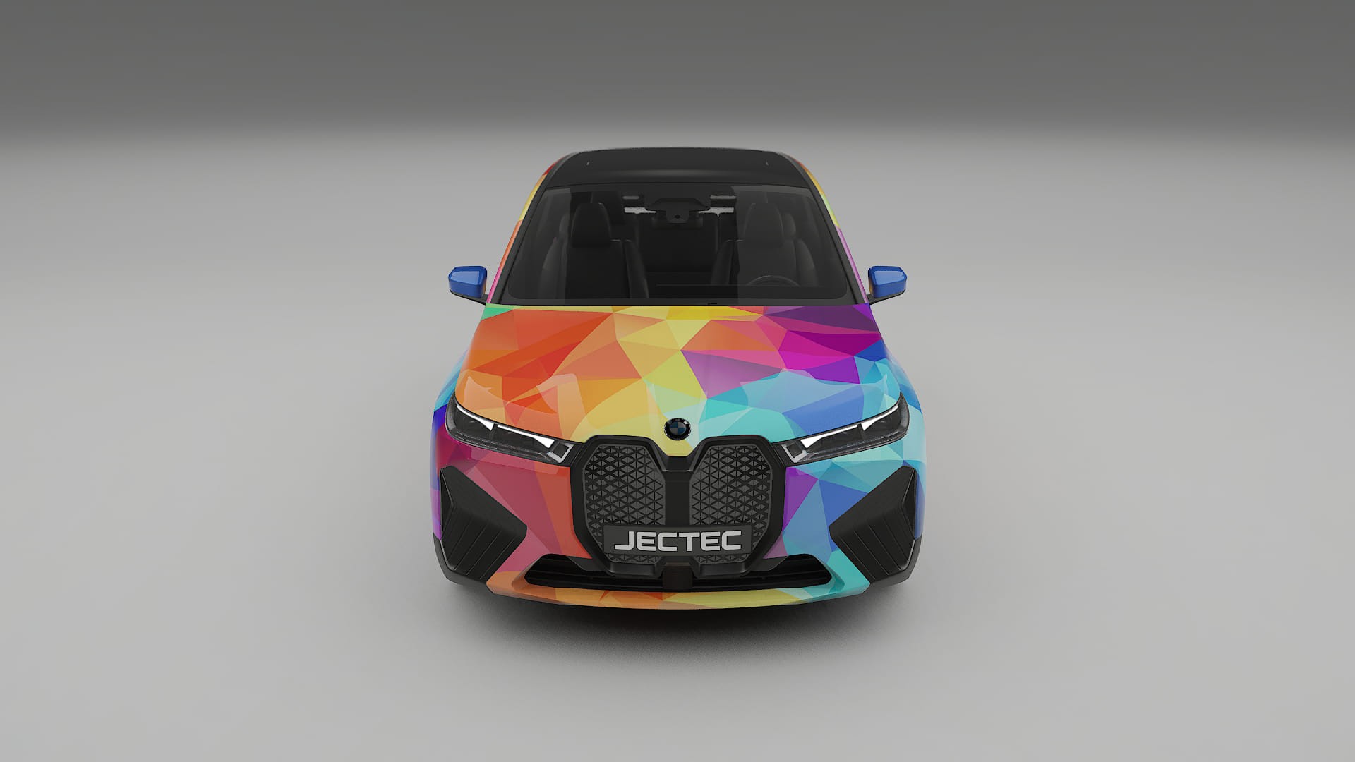 BMW iX M60 VECTOR VIBE – Designad Wrap PPF-sats i utskrivbar polyuretanfilm