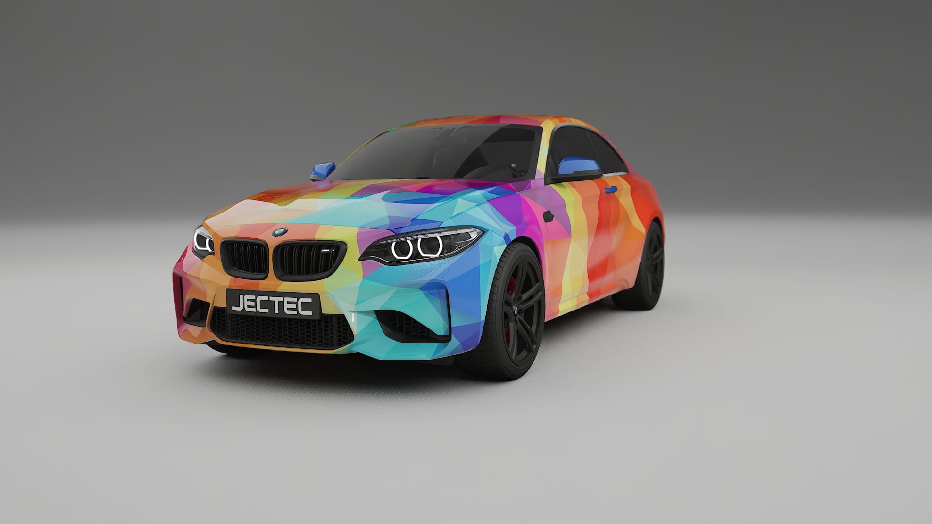 BMW M2 F87 facelift LCI VECTOR VIBE – Designad Wrap PPF-sats i utskrivbar polyuretanfilm