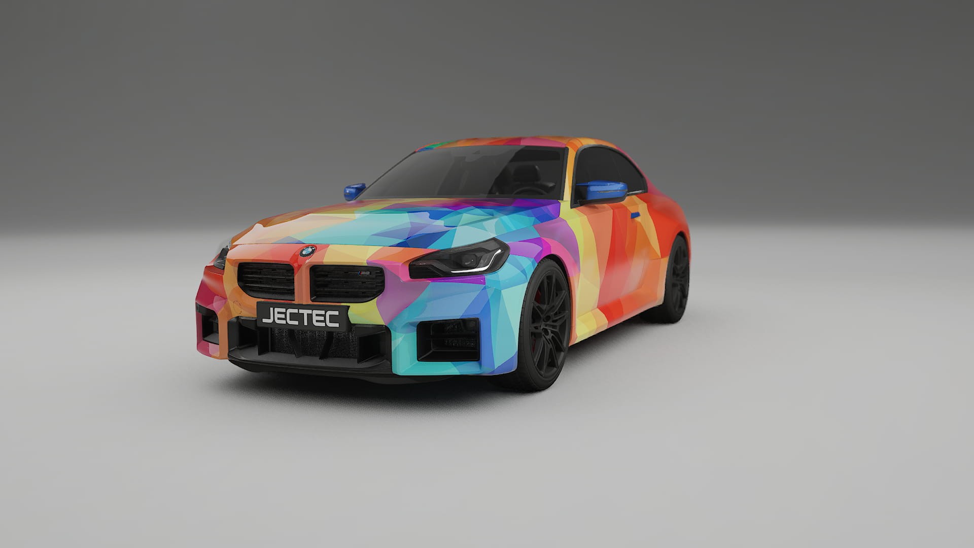 BMW M2 G87 VECTOR VIBE – Designad Wrap PPF-sats i utskrivbar polyuretanfilm