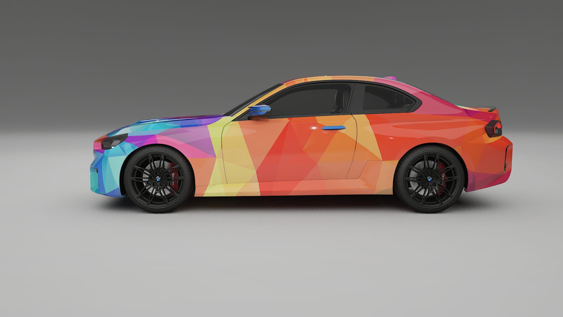 BMW M2 G87 VECTOR VIBE – Designad Wrap PPF-sats i utskrivbar polyuretanfilm