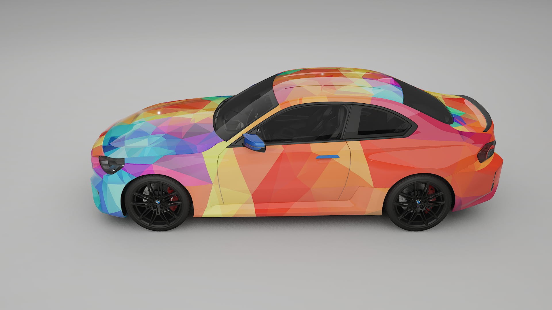 BMW M2 G87 VECTOR VIBE – Designad Wrap PPF-sats i utskrivbar polyuretanfilm