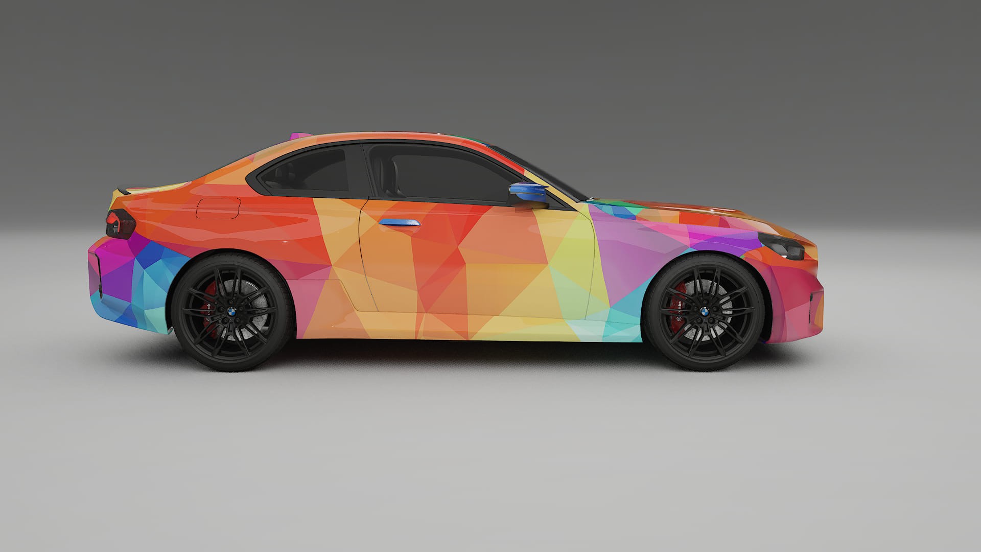 BMW M2 G87 VECTOR VIBE – Designad Wrap PPF-sats i utskrivbar polyuretanfilm