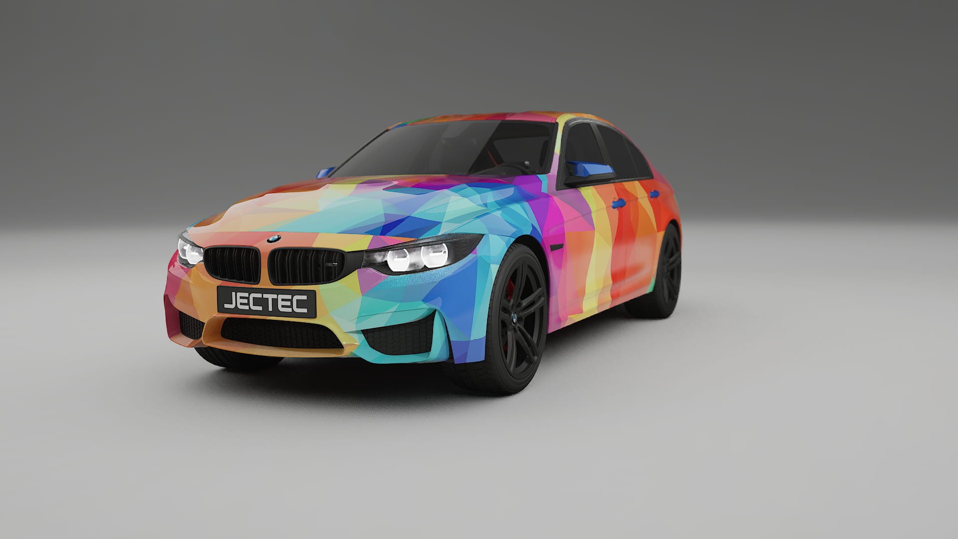 BMW M3 F80 VECTOR VIBE – Designad Wrap PPF-sats i utskrivbar polyuretanfilm