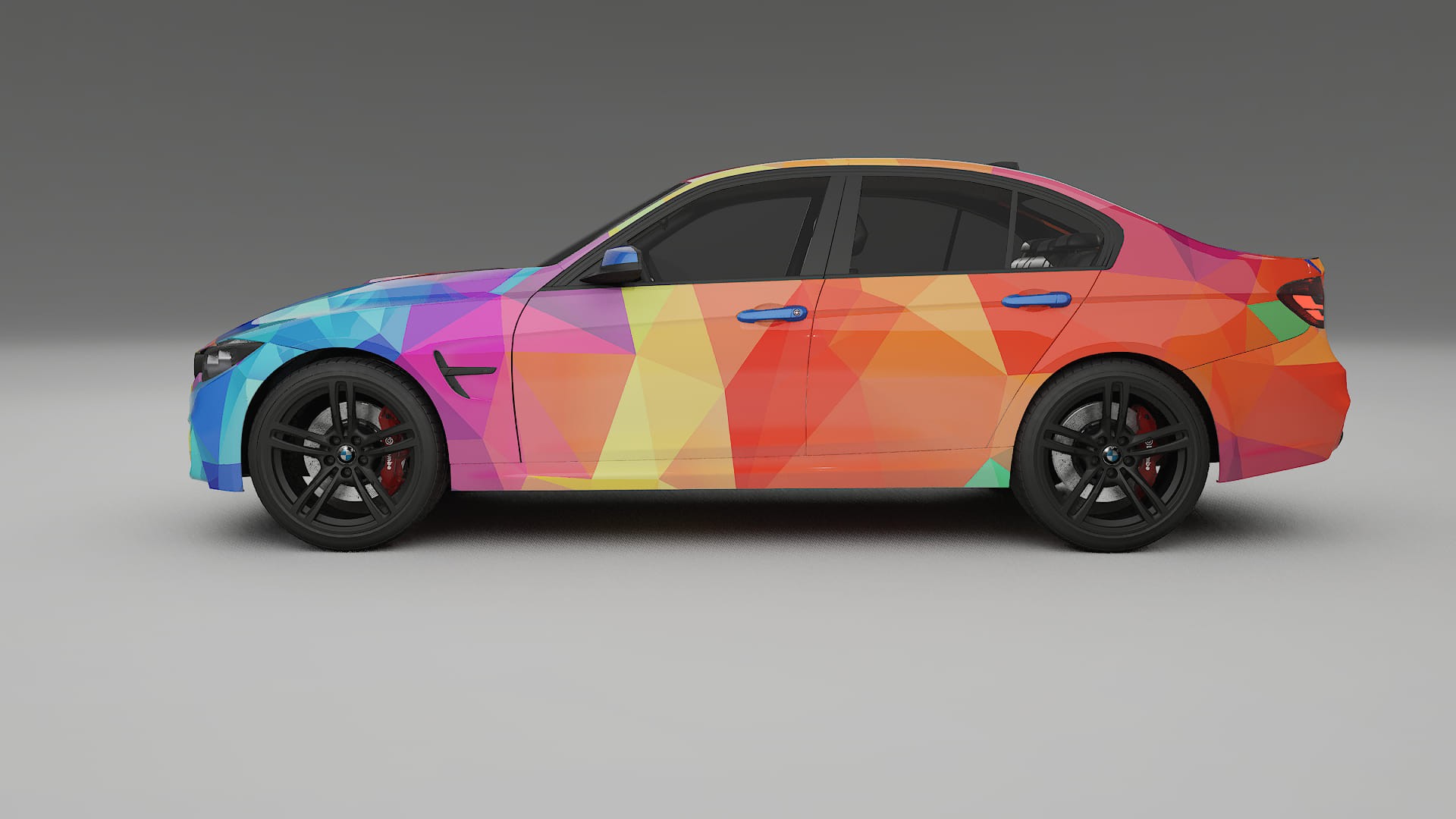 BMW M3 F80 VECTOR VIBE – Designad Wrap PPF-sats i utskrivbar polyuretanfilm