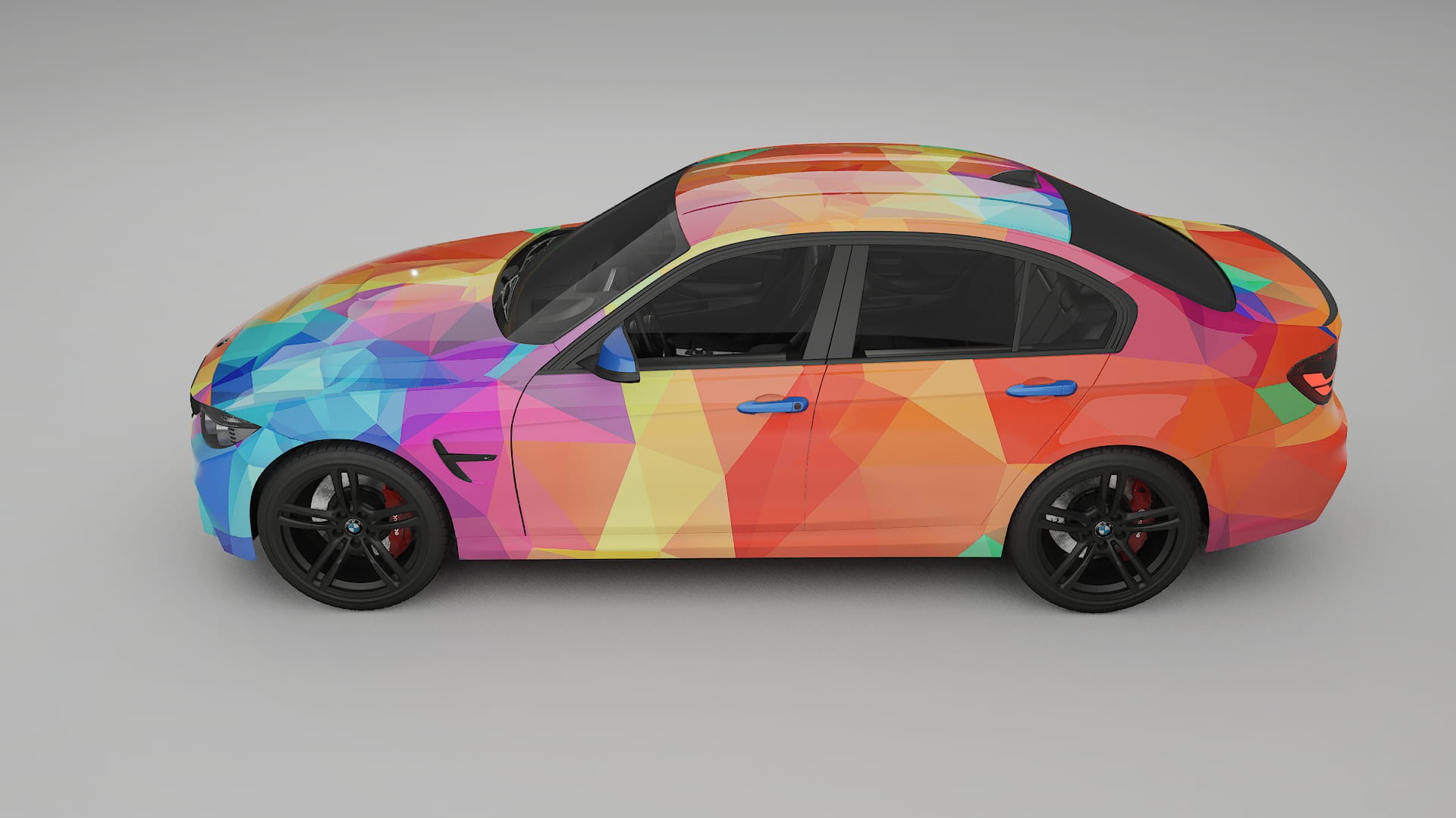 BMW M3 F80 VECTOR VIBE – Designad Wrap PPF-sats i utskrivbar polyuretanfilm