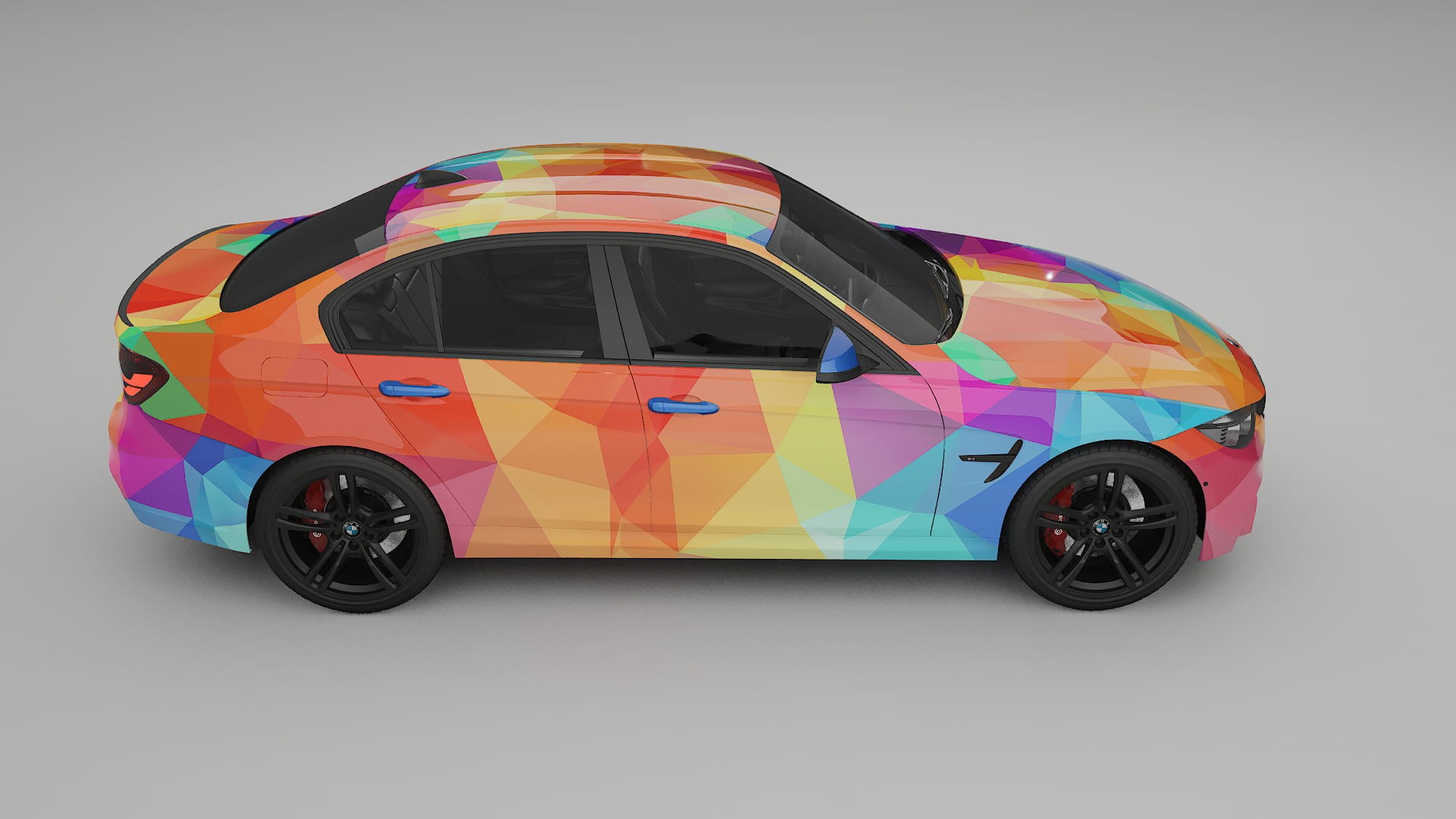 BMW M3 F80 VECTOR VIBE – Designad Wrap PPF-sats i utskrivbar polyuretanfilm