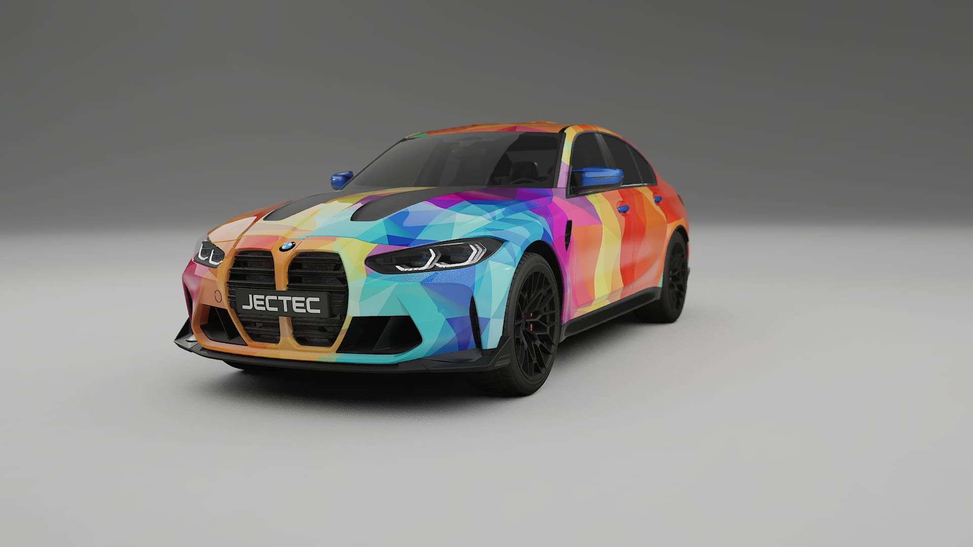 BMW M3 G80 Competition CS VECTOR VIBE – Designad Wrap PPF-sats i utskrivbar polyuretanfilm