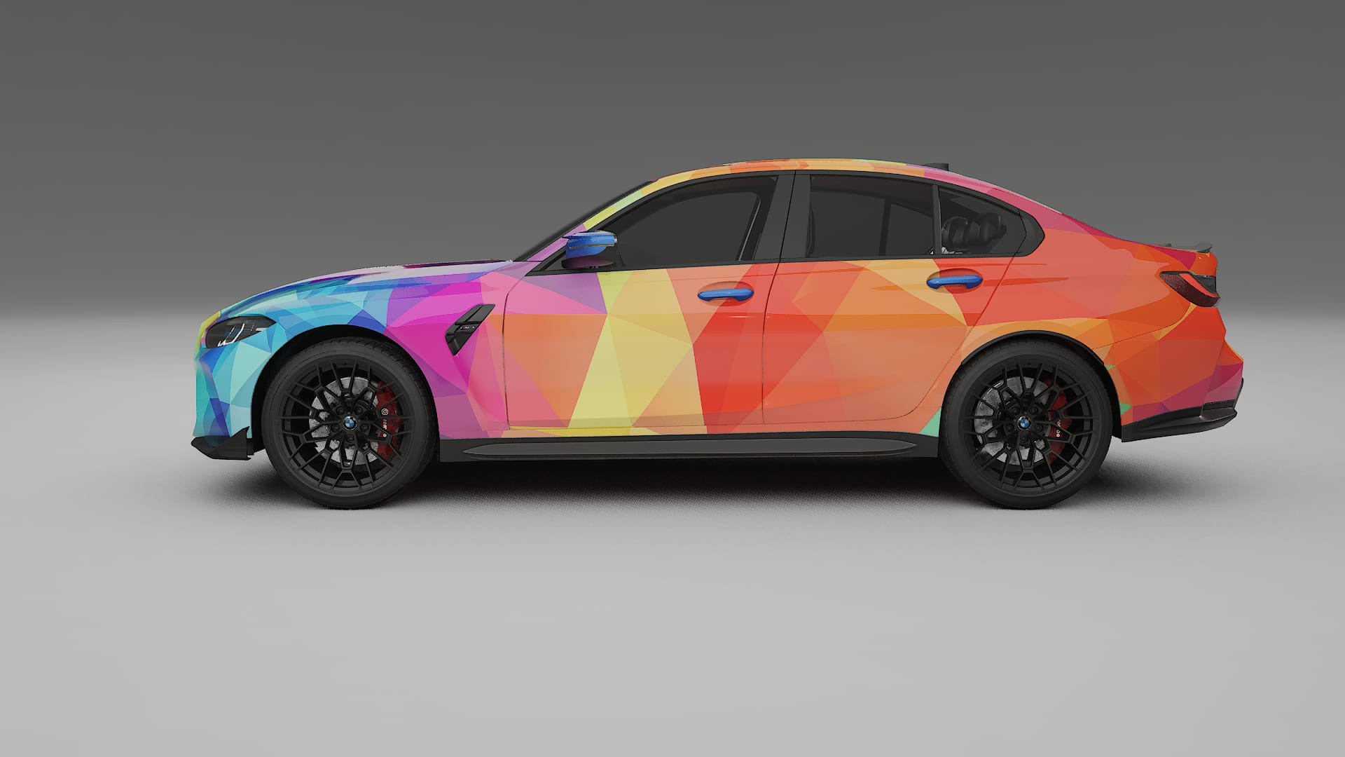 BMW M3 G80 Competition CS VECTOR VIBE – Designad Wrap PPF-sats i utskrivbar polyuretanfilm
