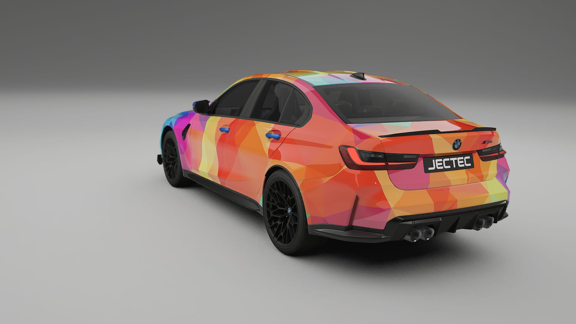 BMW M3 G80 Competition CS VECTOR VIBE – Designad Wrap PPF-sats i utskrivbar polyuretanfilm