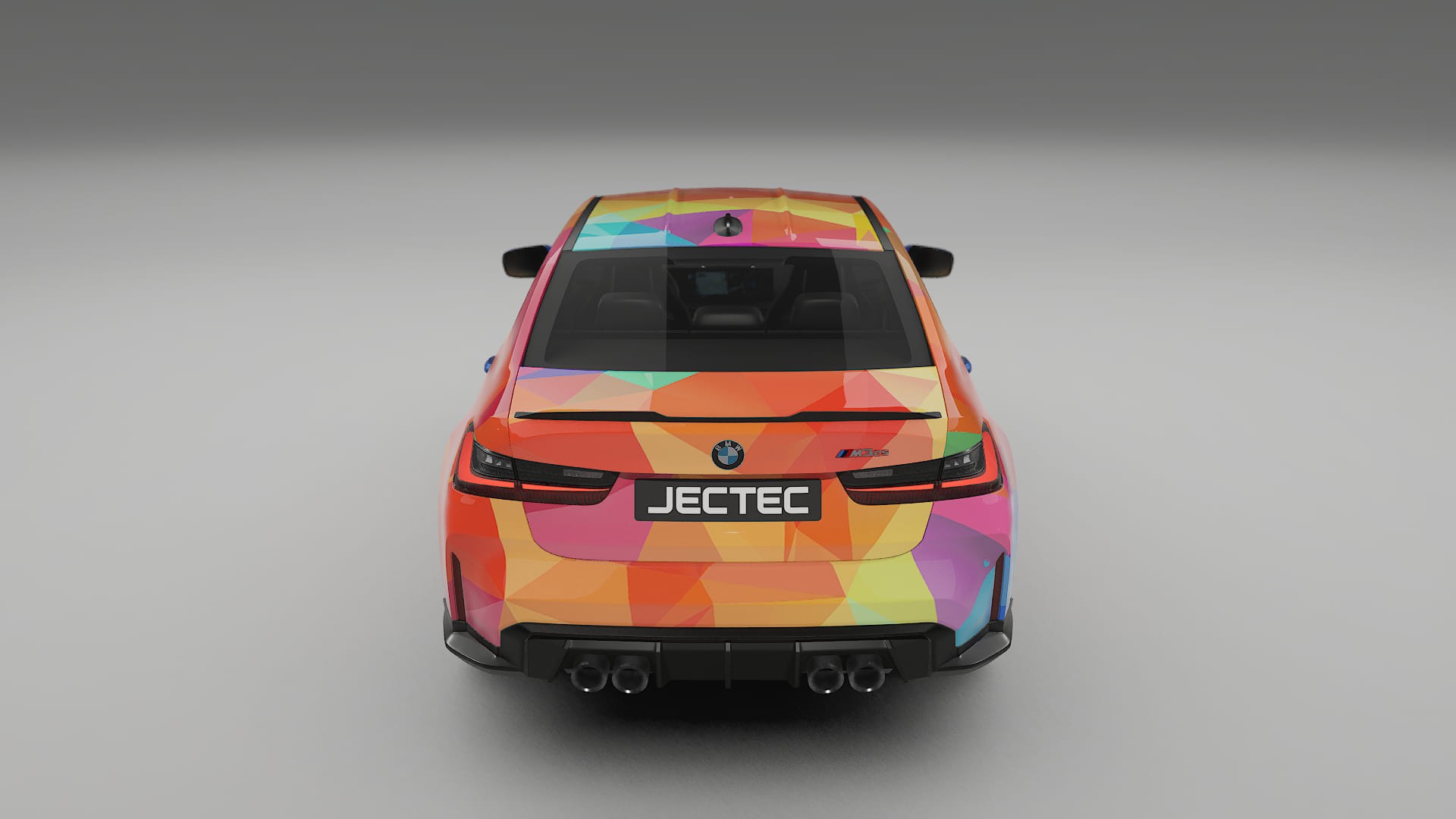 BMW M3 G80 Competition CS VECTOR VIBE – Designad Wrap PPF-sats i utskrivbar polyuretanfilm