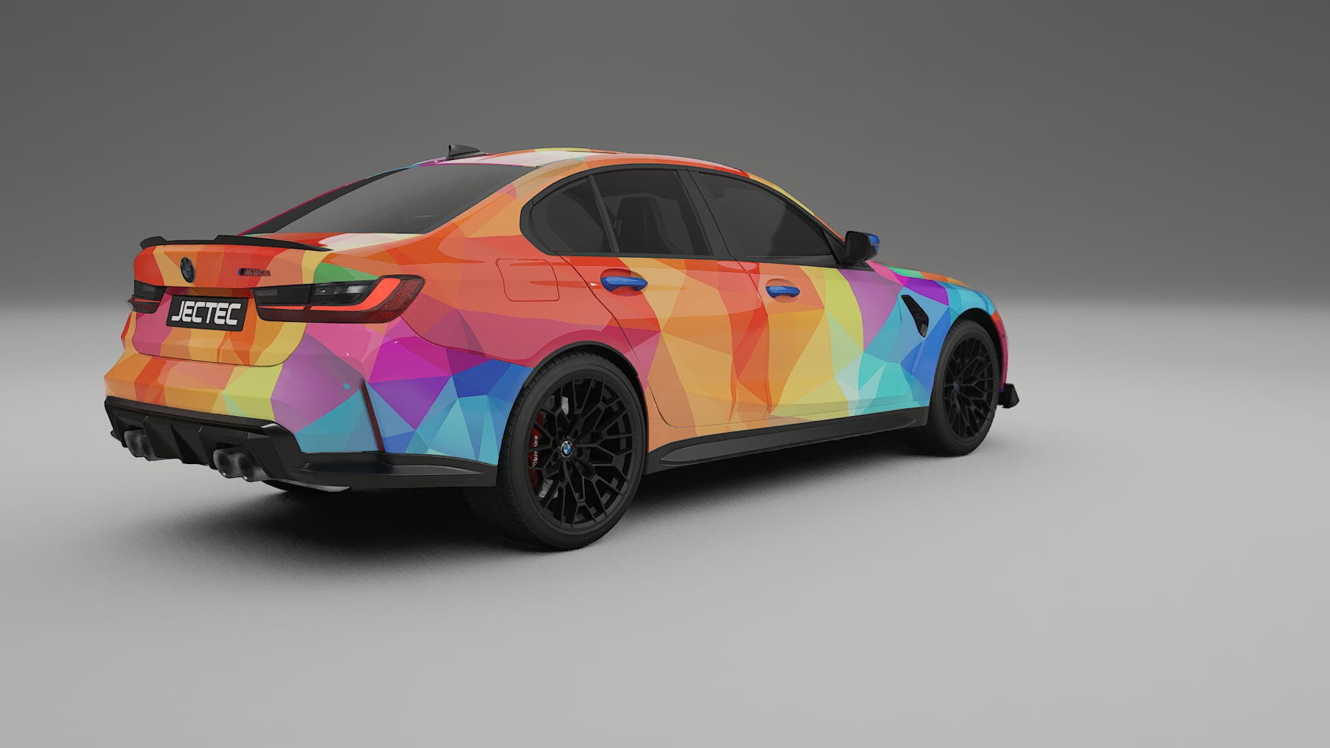 BMW M3 G80 Competition CS VECTOR VIBE – Designad Wrap PPF-sats i utskrivbar polyuretanfilm