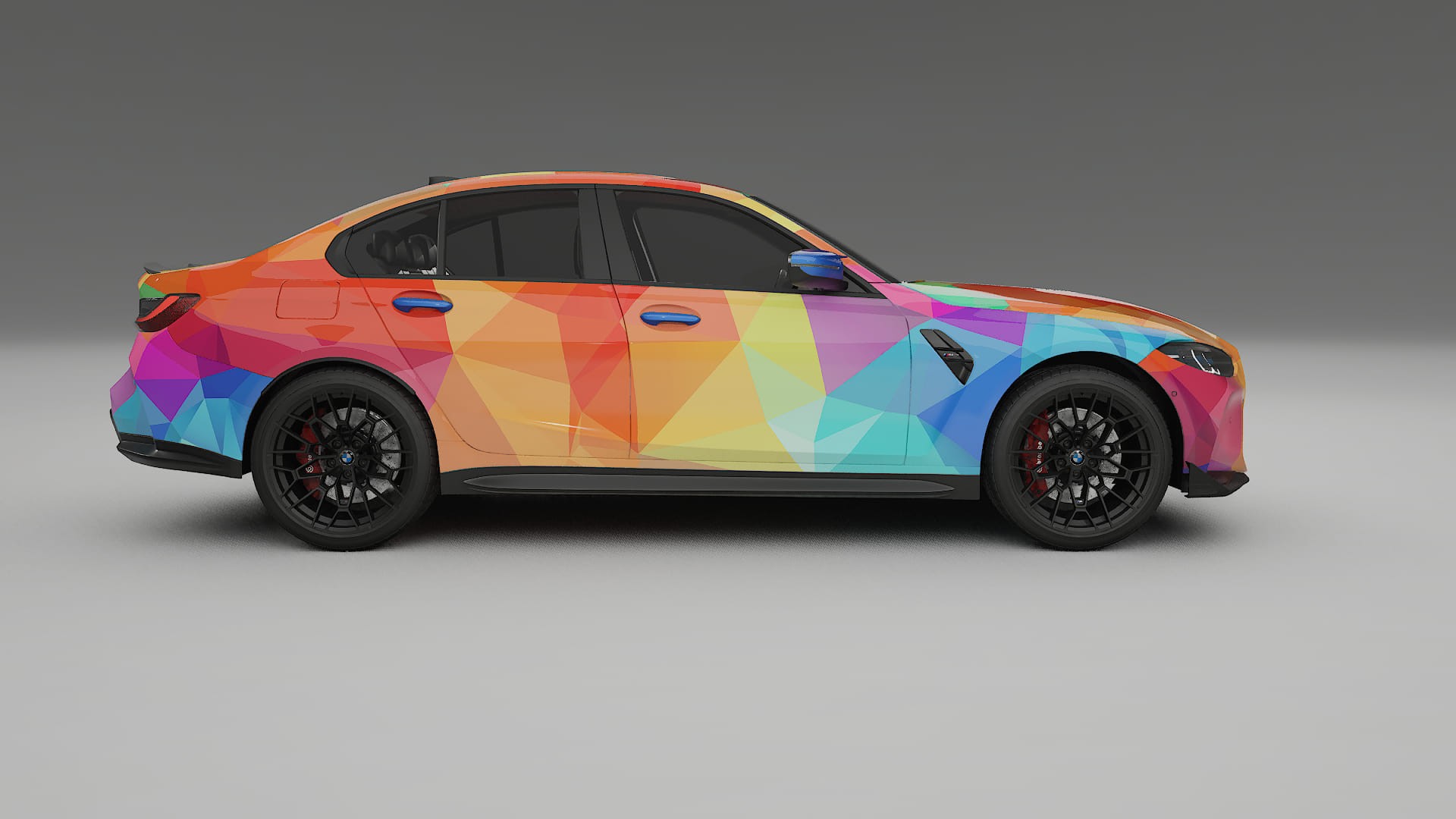 BMW M3 G80 Competition CS VECTOR VIBE – Designad Wrap PPF-sats i utskrivbar polyuretanfilm