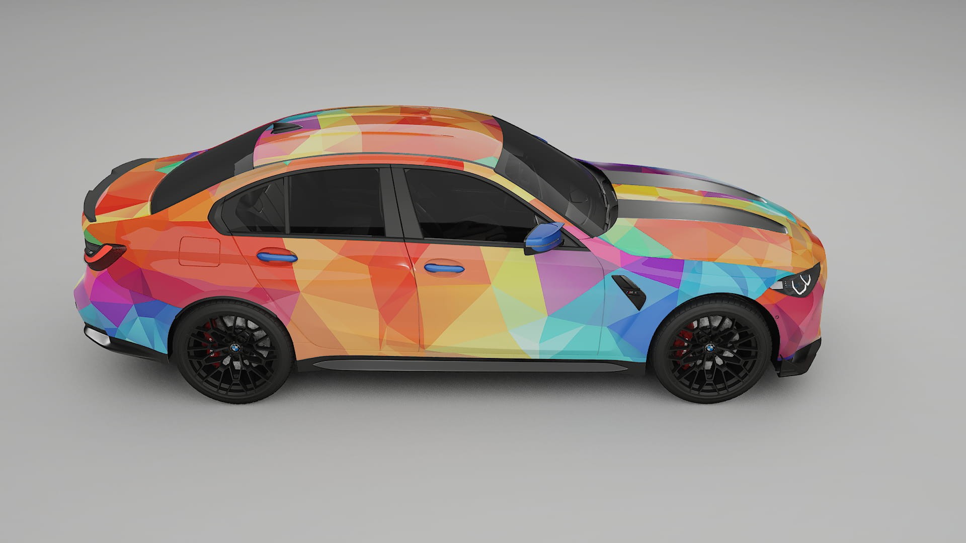 BMW M3 G80 Competition CS VECTOR VIBE – Designad Wrap PPF-sats i utskrivbar polyuretanfilm