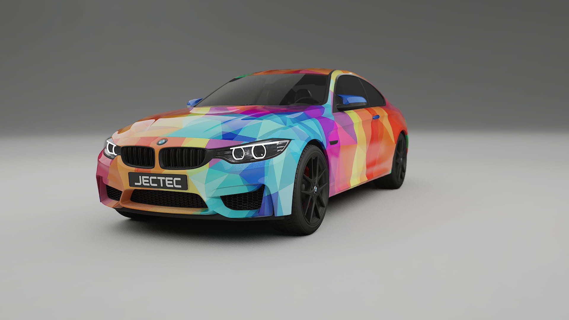 BMW M4 F82 VECTOR VIBE – Designad Wrap PPF-sats i utskrivbar polyuretanfilm