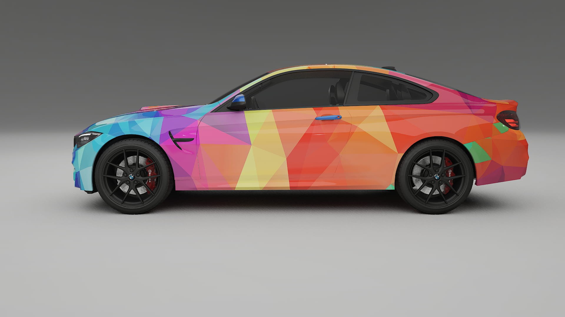 BMW M4 F82 VECTOR VIBE – Designad Wrap PPF-sats i utskrivbar polyuretanfilm
