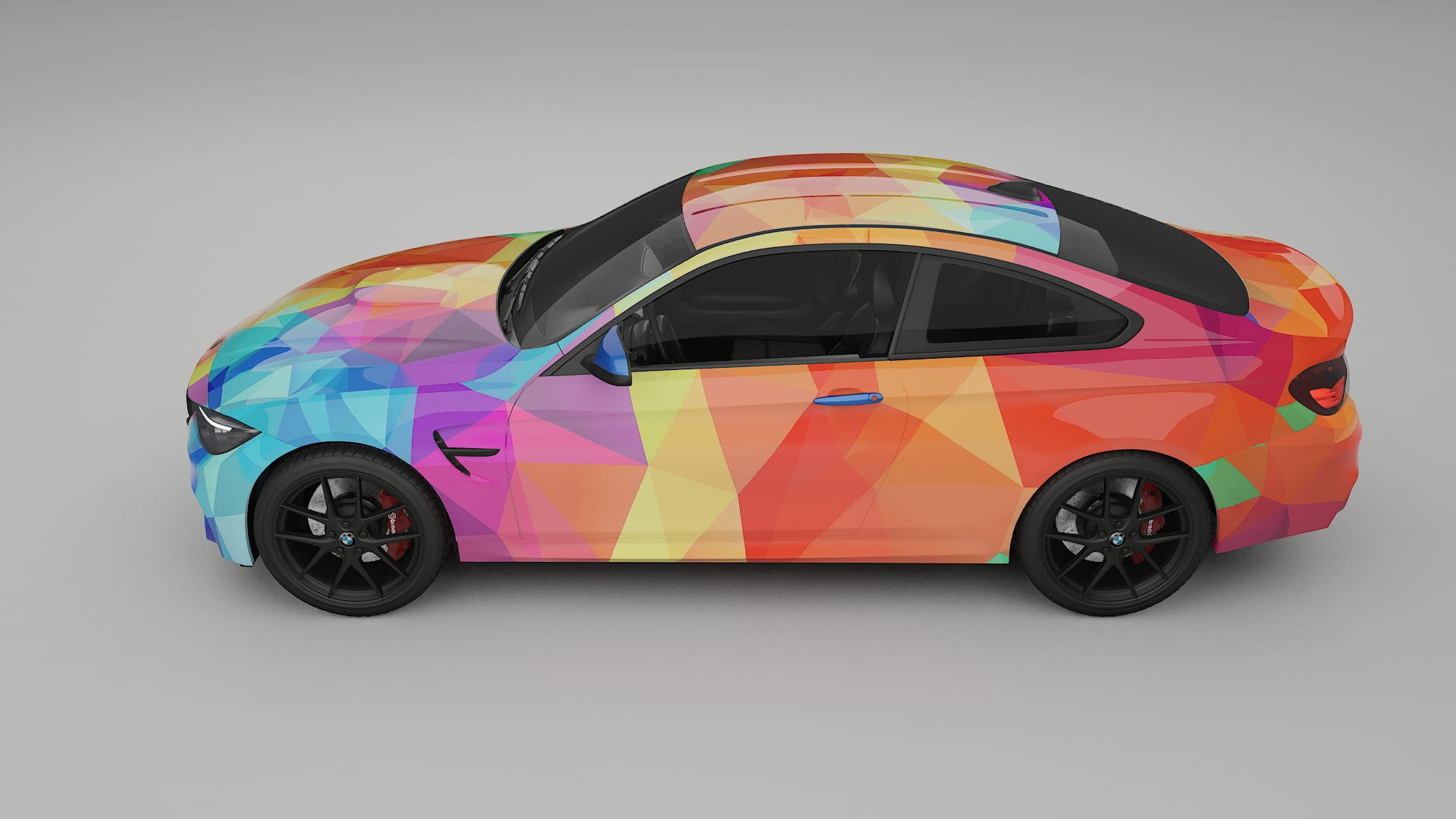 BMW M4 F82 VECTOR VIBE – Designad Wrap PPF-sats i utskrivbar polyuretanfilm