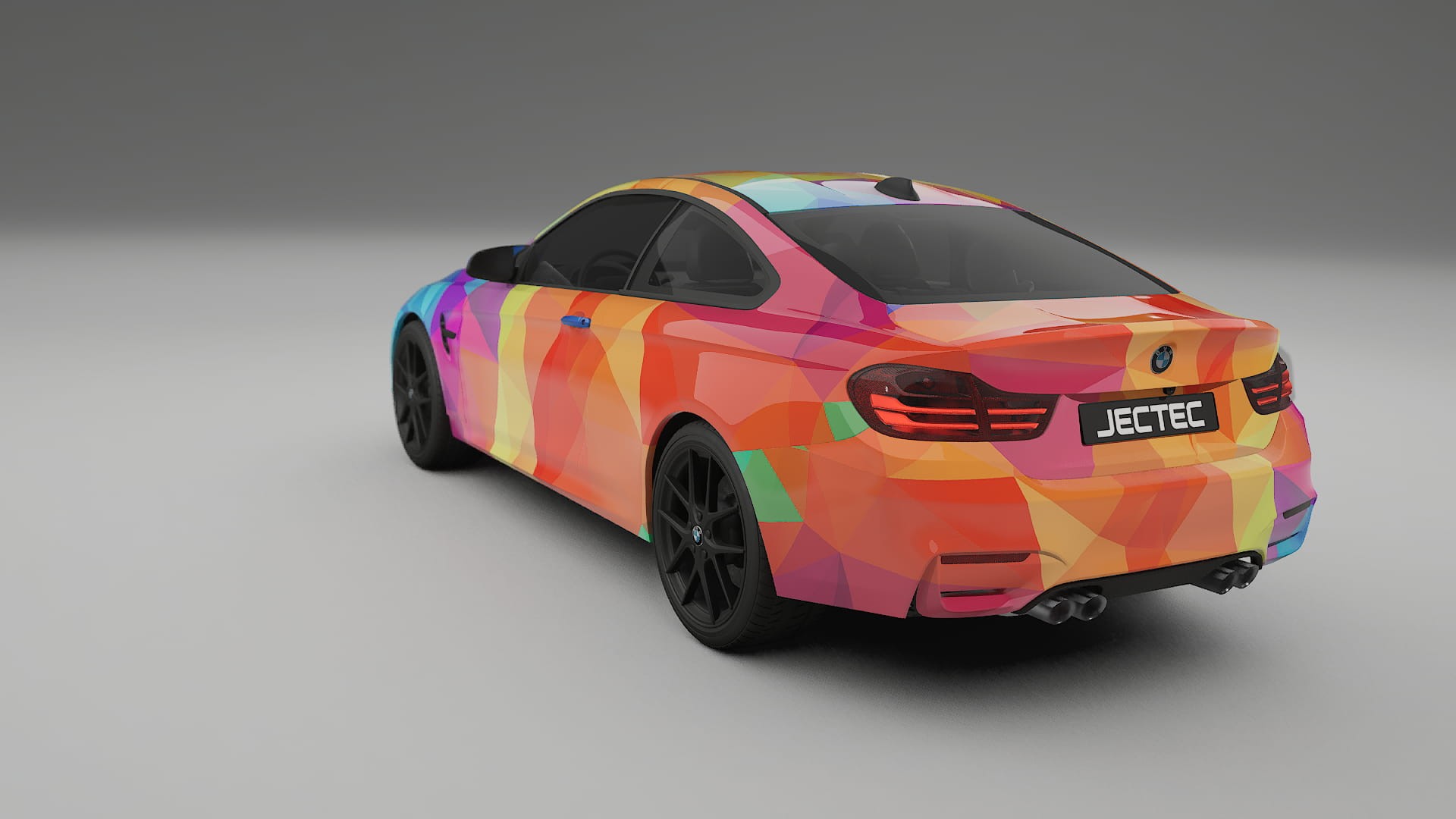BMW M4 F82 VECTOR VIBE – Designad Wrap PPF-sats i utskrivbar polyuretanfilm