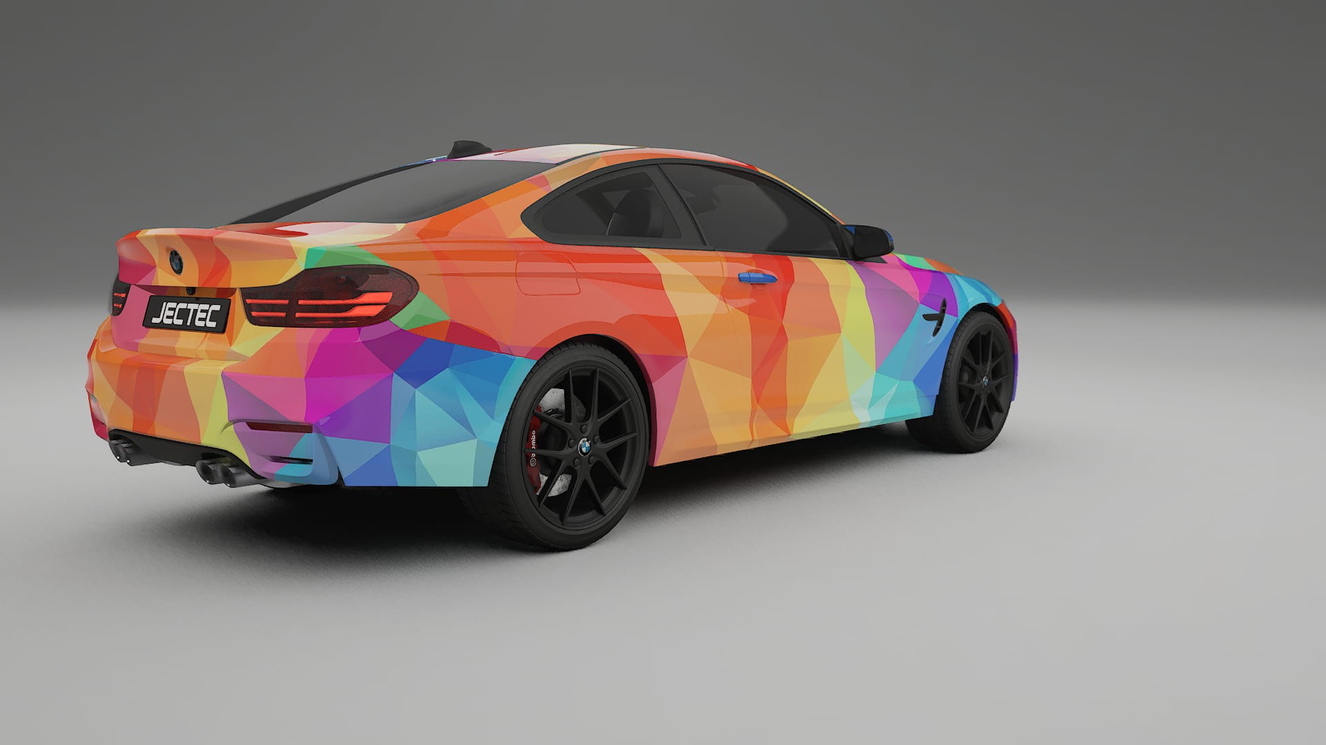 BMW M4 F82 VECTOR VIBE – Designad Wrap PPF-sats i utskrivbar polyuretanfilm